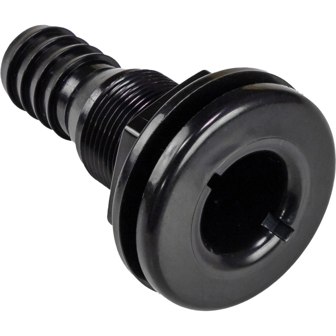 Разъем водосброса пластиковый под шланг 32 мм черный (SFDS2125001)